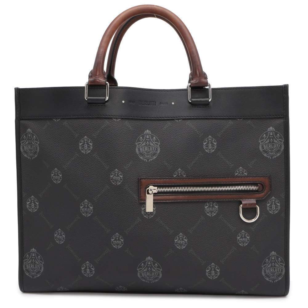 Berluti Uris Small 2way Berluti Business Tote Bag Black